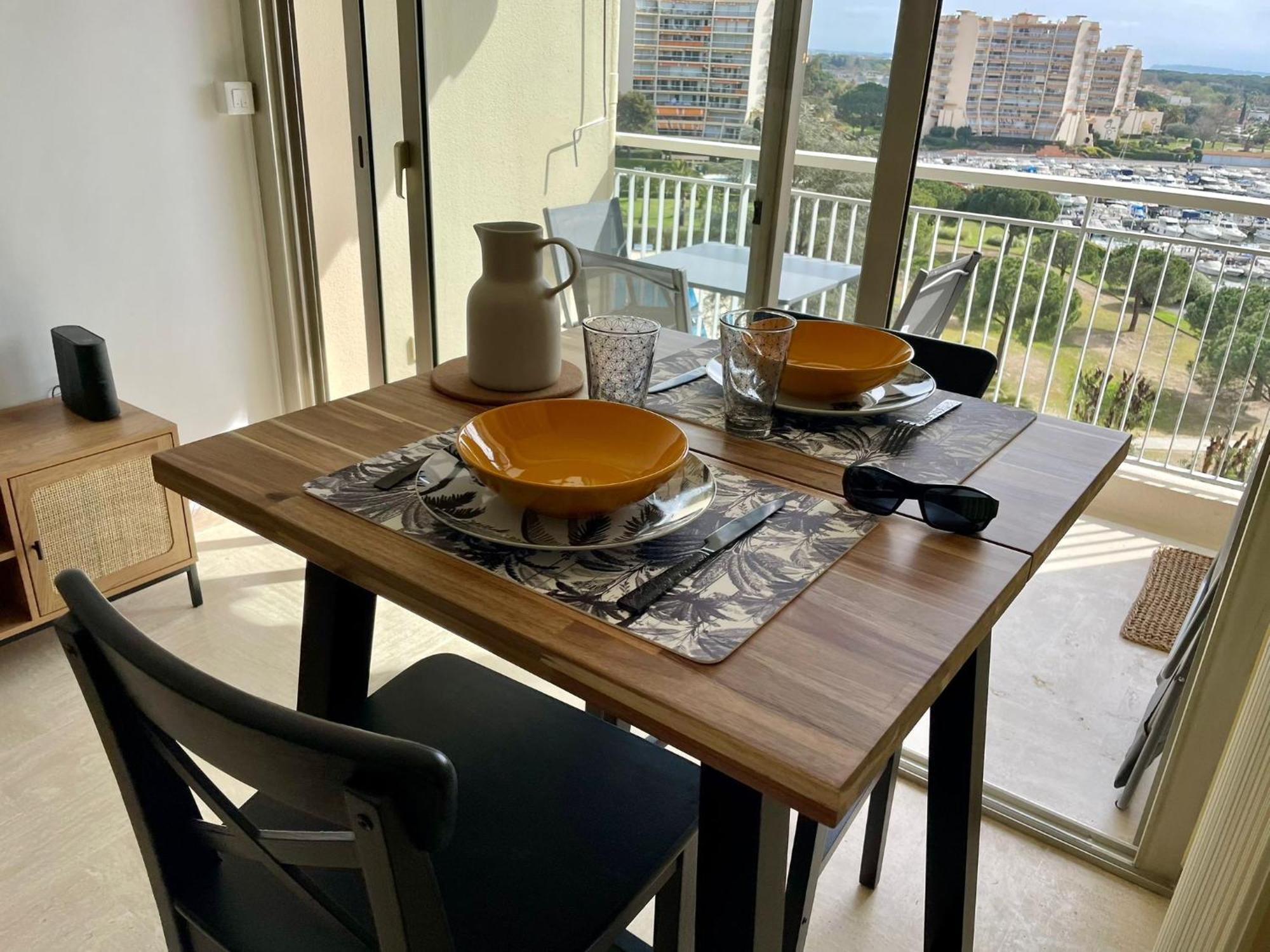 Studio Avec Vue Sur Marina Et Mer - 2 Adultes Et 1 Enfant Maximum Mandelieu Exterior foto